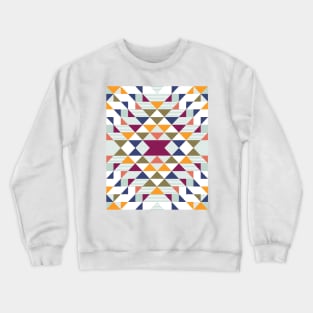 Geometric Modern Tribal Pattern Crewneck Sweatshirt